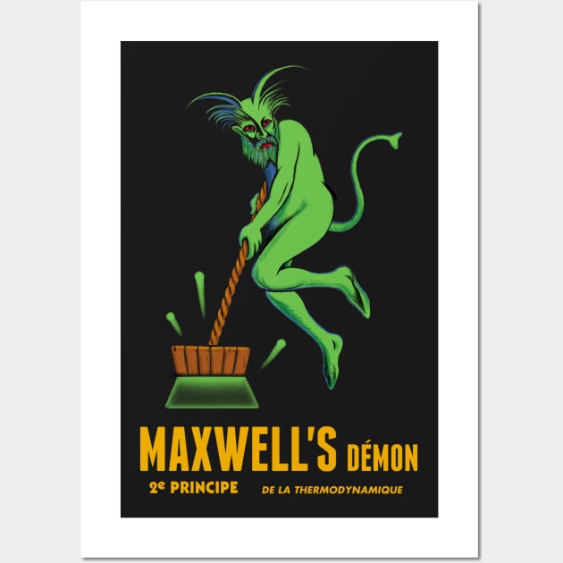 Maxwell's Demon Wall Art by ORabbit